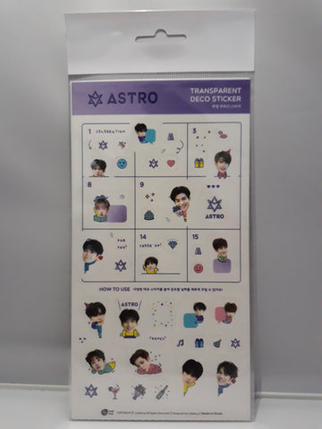 Transparent Deco Stickers - ASTRO