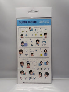 Transparent Deco Stickers - SUPER JUNIOR