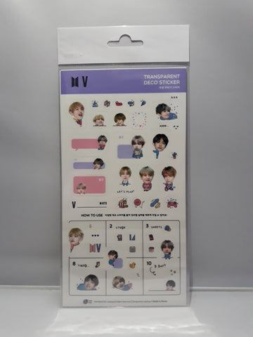 Transparent Deco Stickers - BTS V