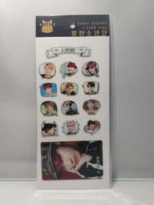 Epoxy Sticker and Card Size - BTS J-HOPE
