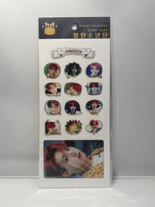 Epoxy Sticker and Card Size - BTS JUNGKOOK