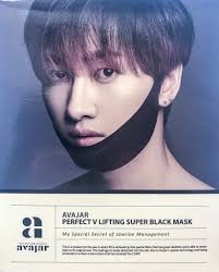 Super Junior Avajar Perfect V-Lifting Super Black Mask