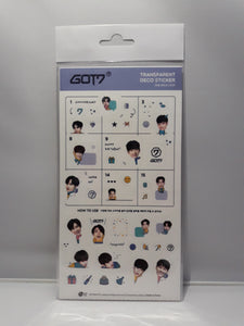 Transparent Deco Stickers - GOT7