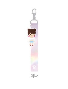 Twice Character Strap Key Ring