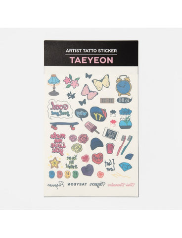 TAEYEON Artist Tattoo Sticker
