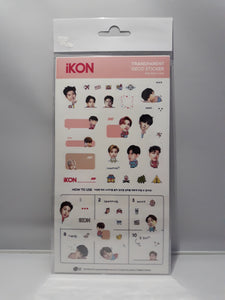 Transparent Deco Stickers - iKON